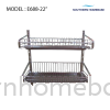 KITCHEN 2 TIERS WALL DISH RACK ELITE E688-22" Dish Rack Kitchen