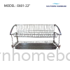 KITCHEN 2 TIERS WALL DISH RACK ELITE E601-22" Dish Rack Kitchen