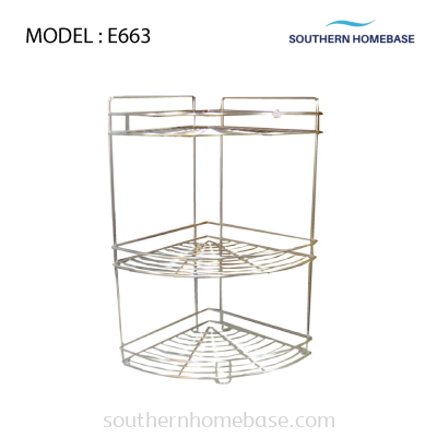 KITCHEN 3 TIERS CORNER RACK ELITE E663