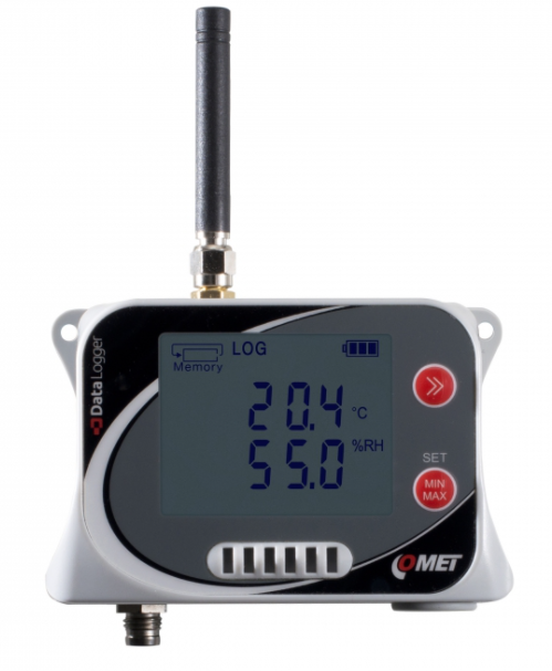 comet u3631m iot wireless temperature and relative humidity datalogger with connector for other temp