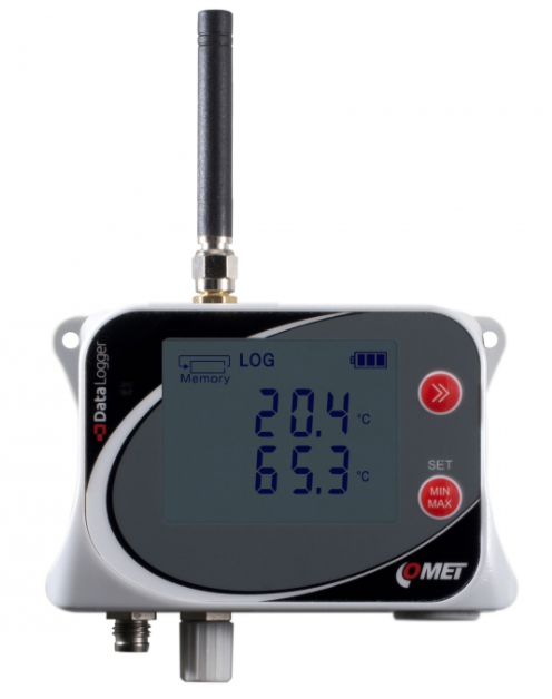 COMET U0121M IoT Wireless Temperature Datalogger for 2 external probes ...
