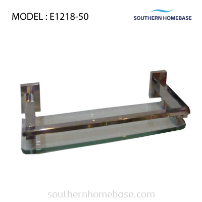 BATHROOM GLASS SHELF ELITE E1218-50