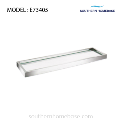 BATHROOM GLASS SHELF ELITE E73405