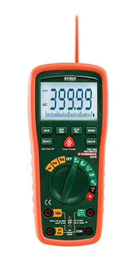 EXTECH EX570 : 12 Function True RMS Industrial MultiMeter with IR Thermometer