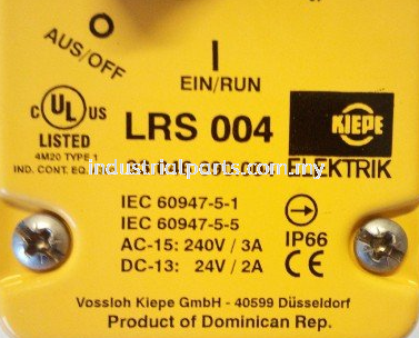 Kiepe Elektrik LRS 004 93.046 690.004