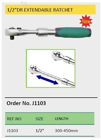 1/2" DR. EXTENDABLE RATCHET