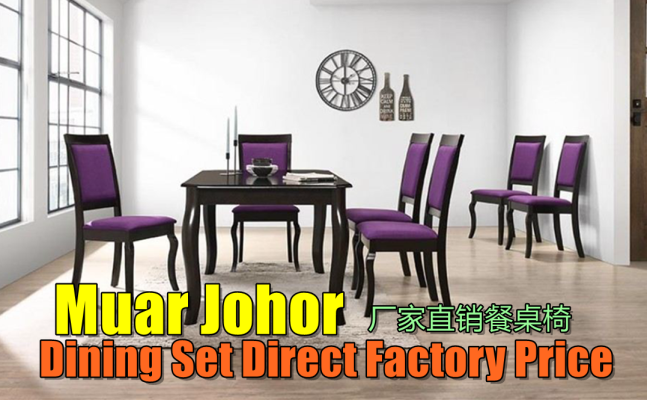 Dining Set Direct Factory Price Muar Johor