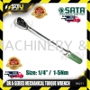 SATA 96211 1/4" 1PCS Dr A-Series Mechanical Torque Wrench 1-5NM Ratcheting Wrench / Torque Wrench / Wrench Hand Tool