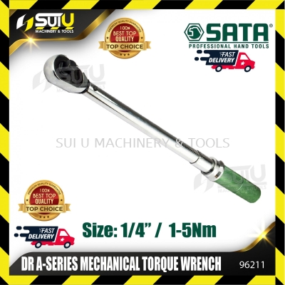SATA 96211 1/4" 1PCS Dr A-Series Mechanical Torque Wrench 1-5NM