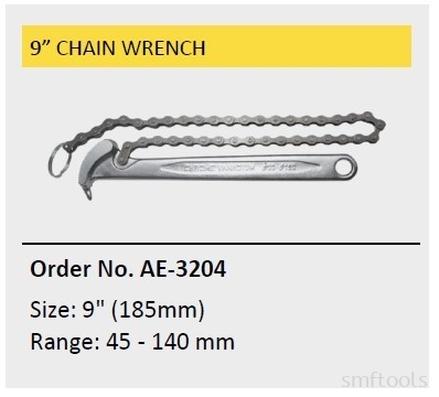 9" CHAIN WRENCH