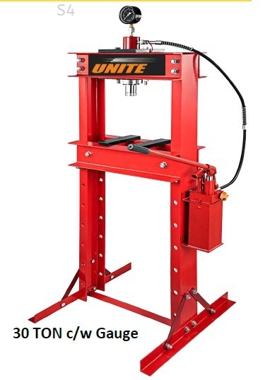 30TON GARAGE HYDRAULIC SHOP PRESS WITH GAUGE