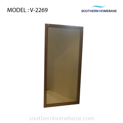 BATHROOM MIRROR WITH STAINLESS STEEL FRAME ELITE V-2269