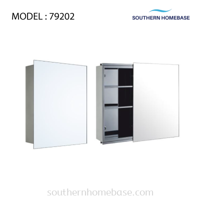 BATHROOM STAINLESS STEEL SLIDING MIRROR CABINET ELITE 79202 (ES8003)