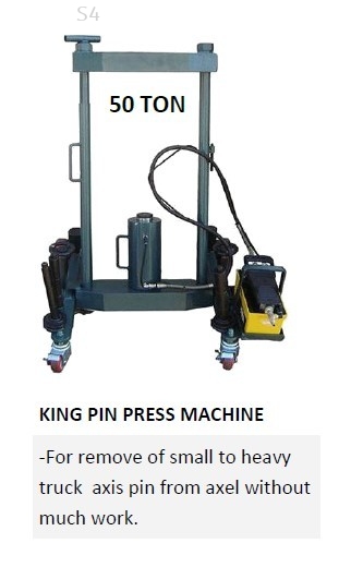 *Custom Made Special Order* 50Ton King Pin Hydraulic Press