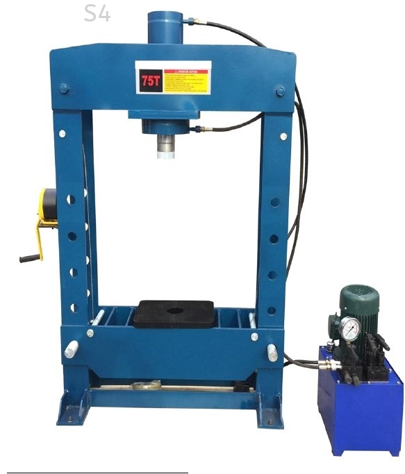 *Custom Made Order* 75 Ton Industrial Duty Electro-Hydraulic Shop Press