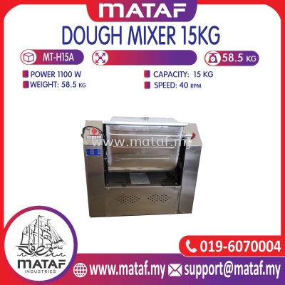 Horizontal Dough Mixer 15kg/Mesin Pengadun Doh 15kg (MT-H15A)