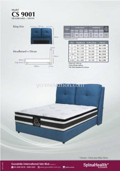 BEDFRAME CS9001