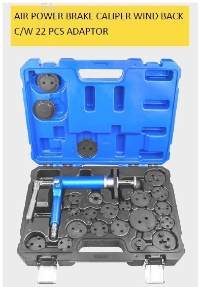 *Special Order* 22Pcs Pneumatic Powered Universal Brake Caliper Wind Back Kit