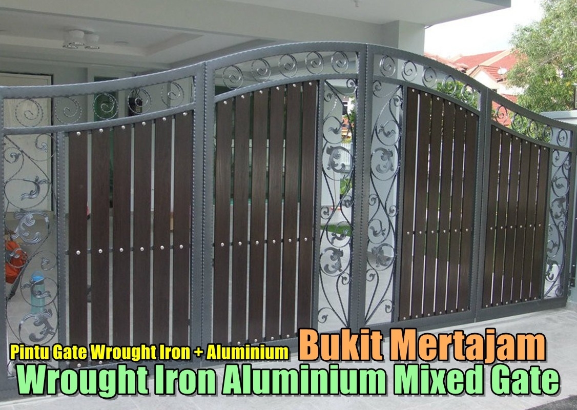 Gerbang Besi Tempa Campur Aluminium Di Bukit Mertajam Kerja-kerja Besi Di Pulau Pinang / Butterworth / Seberang Perai / Bukit Mertajam Grill / Besi / Kilang Metal Senarai Pedagang