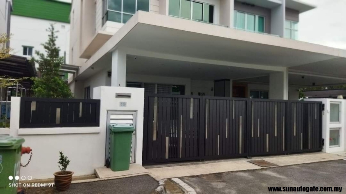 Rekaan Pintu Pagar Aluminium Di Bukit Mertajam & Simpang Ampat Pintu Pagar Stainless Steel & Aluminium Campur Pintu Pagar Rujukan Reka Bentuk UbahSuai Malaysia