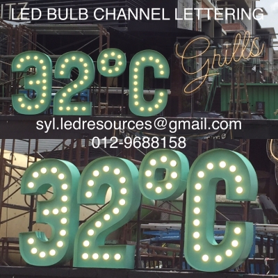 BULB LETTERING