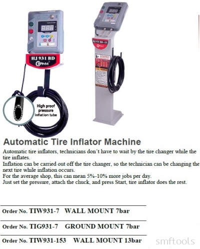 AUTOMATIC TIRE INFLATOR MACHINE