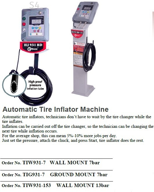 *Special Order* 8Bar/12Bar Automatic Tyre Inflator Machine (Non-Weather Proof)