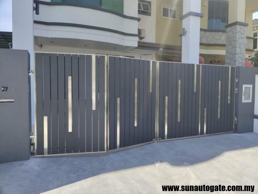 Modern Stainless Steel Gate Sample In Bukit Mertajam