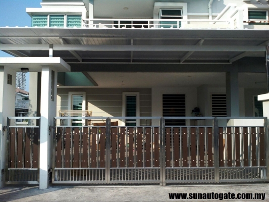 Modern Stainless Steel Gate Sample In Bukit Mertajam