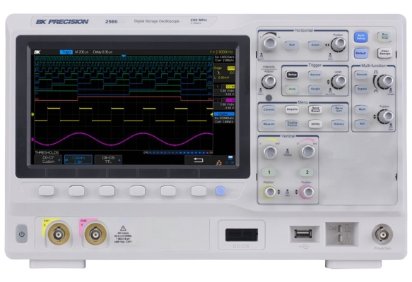 70 MHz, 100 MHz, 200 MHz, and 300 MHz 2 GSa/s DSO and MSO Model 2566