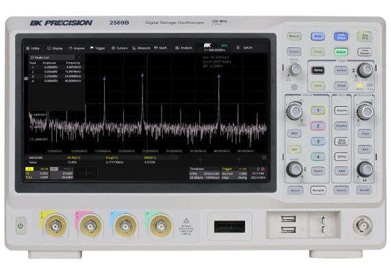 100 MHz, 200 MHz and 350 MHz 2 GSa/s DSO and MSO Model 2569B