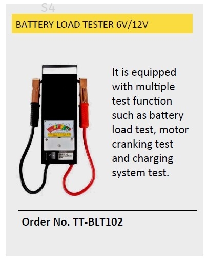 Automotive DC Battery Load Tester 6V / 12V