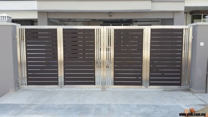 Modern Stainless Steel Gate Sample In Klang Selangor