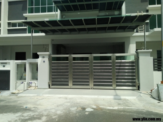 Modern Stainless Steel Gate Sample In Klang Selangor