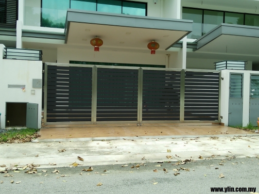 Modern Stainless Steel Gate Sample In Klang Selangor