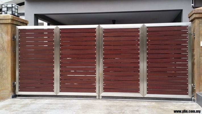 Modern Stainless Steel Gate Sample In Klang Selangor