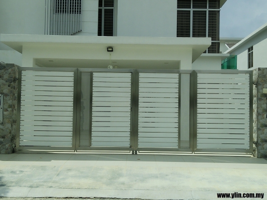 Modern Stainless Steel Gate Sample In Klang Selangor