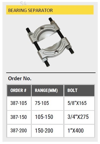 Universal Bearing Separator (2 Inch - 8 Inch)