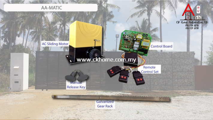 Automatic Sliding Gate System - AA-Matic