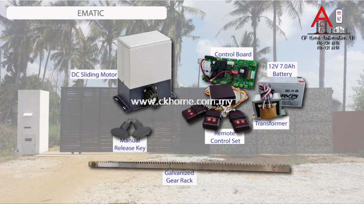 Automatic Sliding Gate System - Ematic