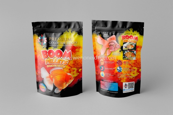 Fish Pellets Pouch Packaging Design