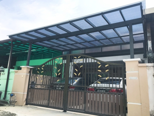 Polycarbonate Roof Sample In Semenyih