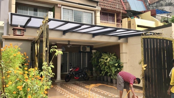 Polycarbonate Roof Sample In Semenyih