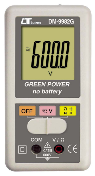 lutron dm-9982g green power smart multimeter