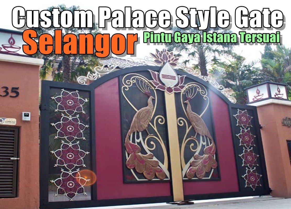 Custom Palace Style Gate Design Selangor Selangor / Kuala Lumpur / Klang / Puchong  / Kepong  / Shah Alam Metal Works Grille / Iron / Metal Works Merchant Lists