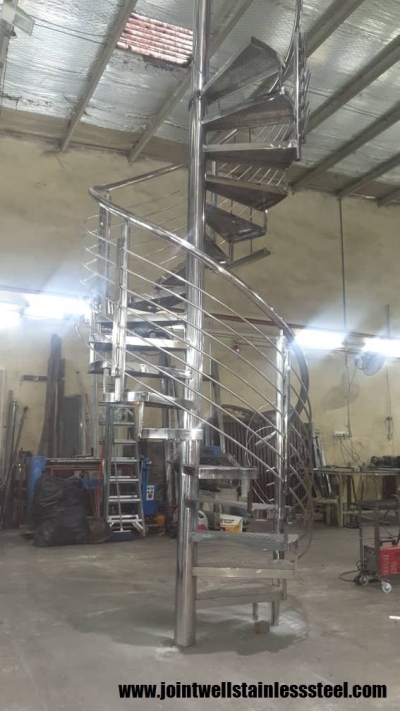 Stainless Steel Spiral Stair Design Masai , Johor Bahru 