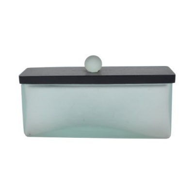 Box Glass w. Wooden Cover