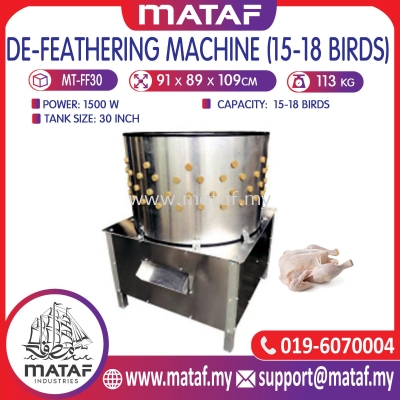 Mesin Cabut Bulu Ayam/ Poultry Feather Remover (15-18 Ekor) MT-FF30