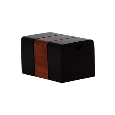 Tea/Cotton Bud Box_Teak Wood 2 Color