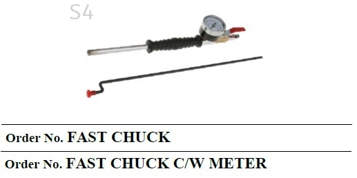 Universal Fast Air Chuck / Fast Air Chuck With Gauge (Truck Use)